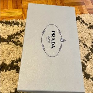 AUTHENTIC Prada Quilted Leather Logo Mules!